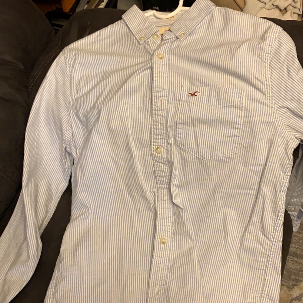 Hollister long sleeve button shirt
